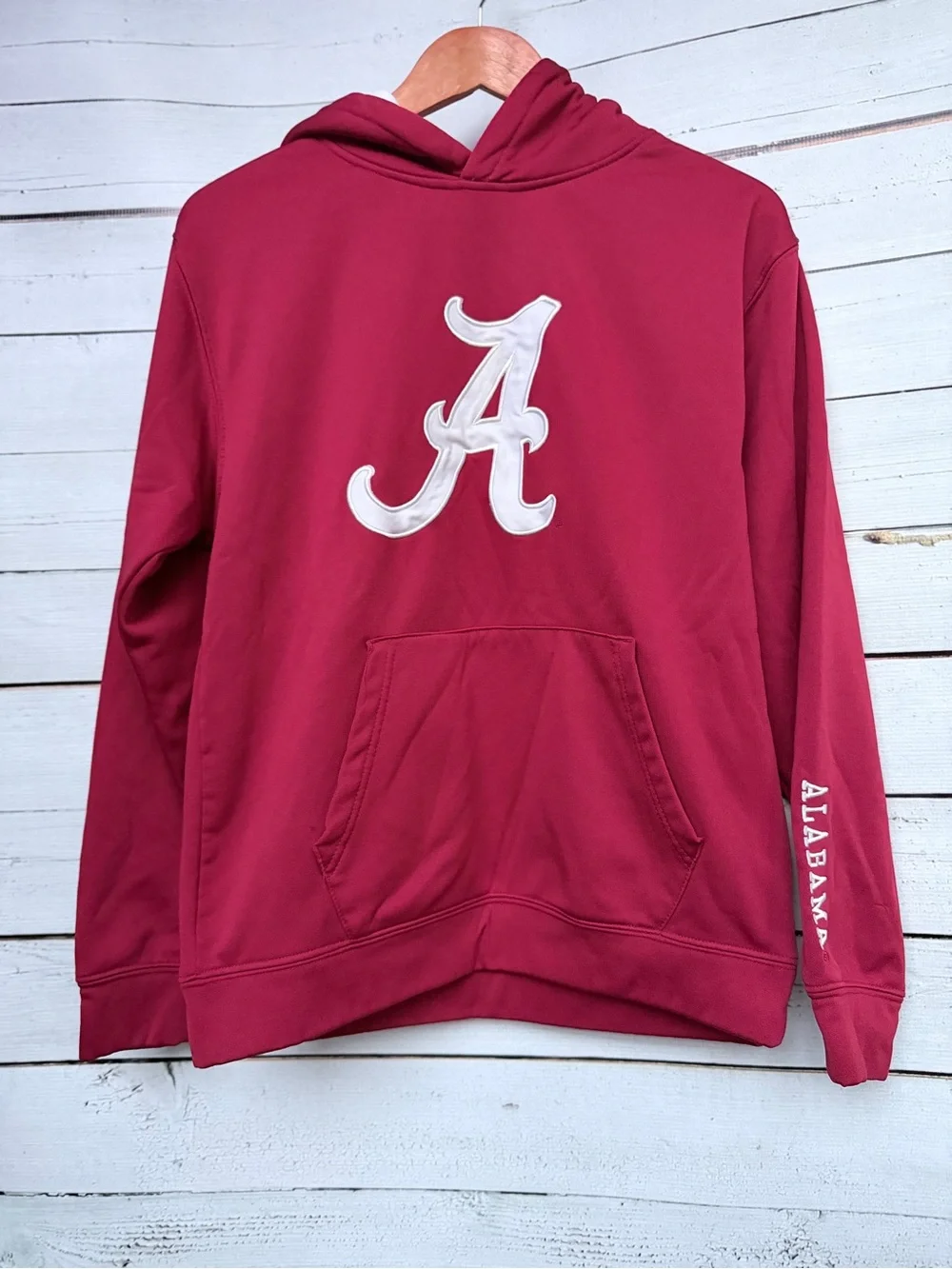 Colosseum NCAA Youth Alabama Crimson Tide Performance Pullover Hoodie- Size YL